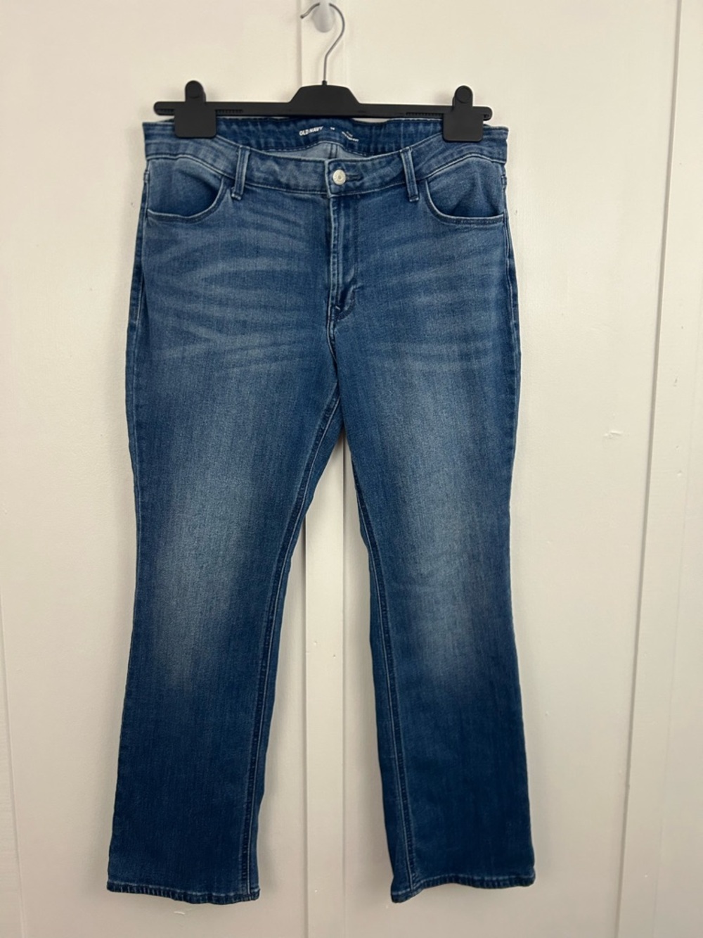 Old Navy womens midrise wow boot-cut jeans size 14